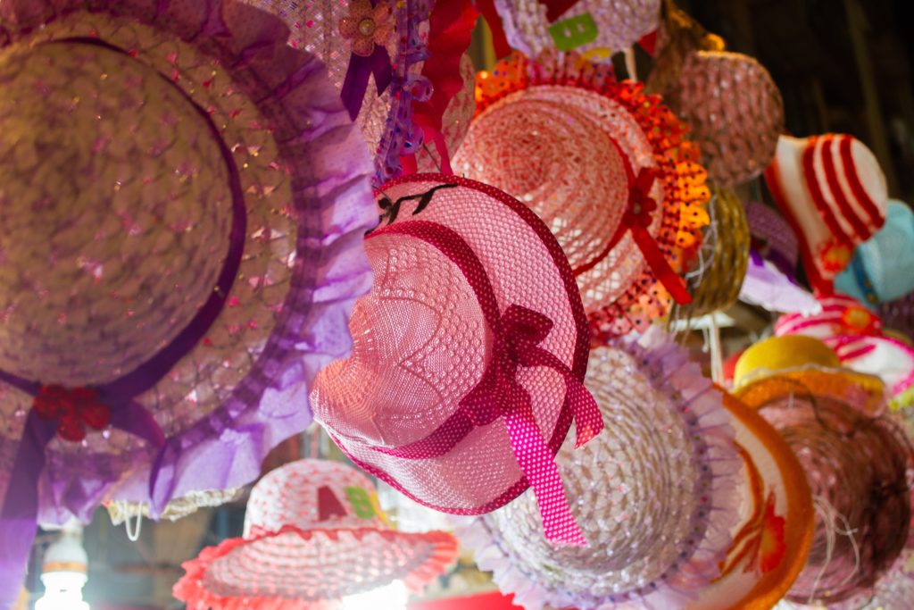 assorted-color hat lot