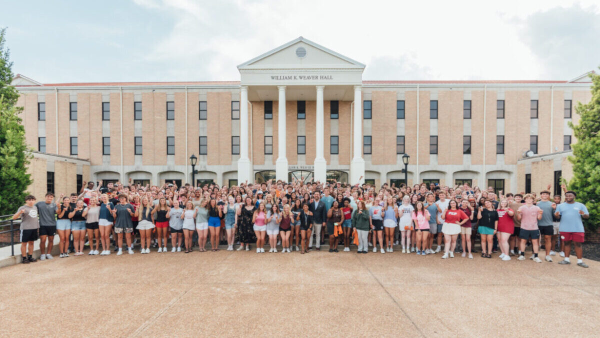 UM President welcomes new students at “holy place”