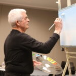 Senior artist encourages believers to give brush to God
