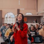 First person: Eye contact and a few smiles will be a win