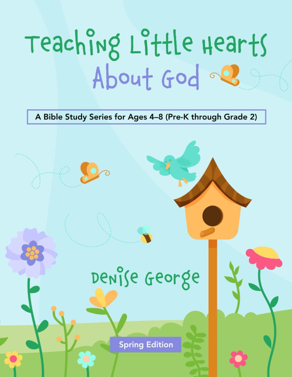 Cover of the book includes a bird house and flowers