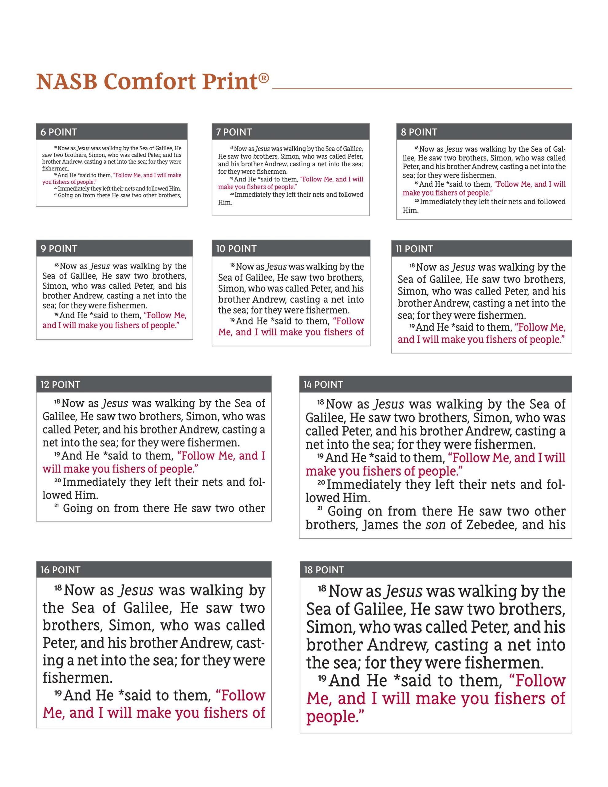 Scripture Format Comparing the variety of Bible formats | The Alabama Baptist