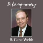 Longtime Alabama pastor B. Gene Webb dies at 85