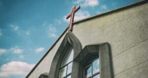 gray concrete church